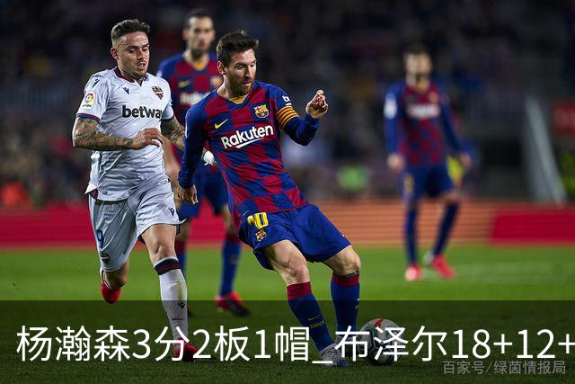 杨瀚森3分2板1帽 布泽尔18+12+12灰熊擒开拓者5连胜